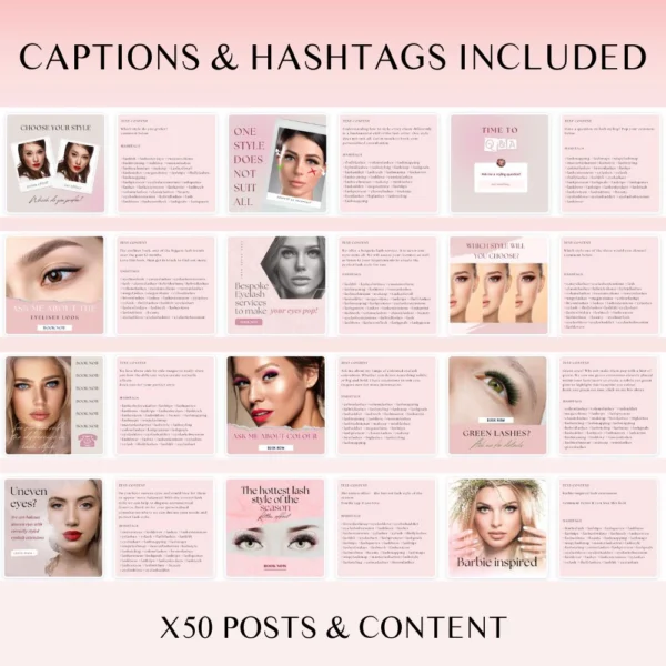 50 Canva Eye Styling Instagram Post Templates - Image 2