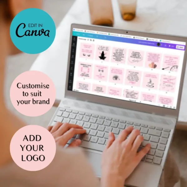 50 Canva Lash Quote Instagram Post Templates - Image 3