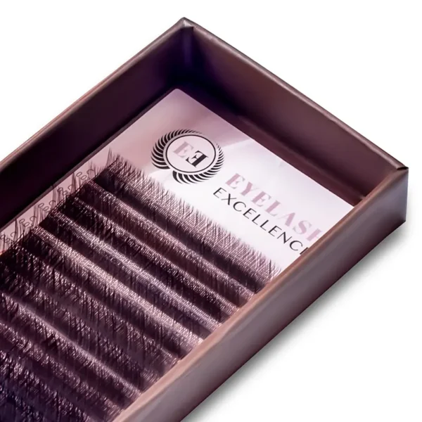 Chocolate Brown YY lashes - Tray
